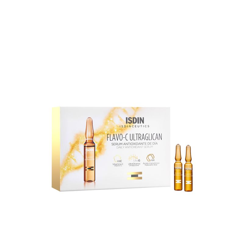 Isdin Isdinceutics Flavo-C Ultraglican Viso 30 Fiale-1