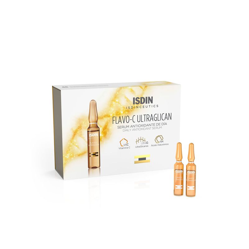 Isdin Isdinceutics Flavo-C Ultraglican Viso 30 Fiale-2