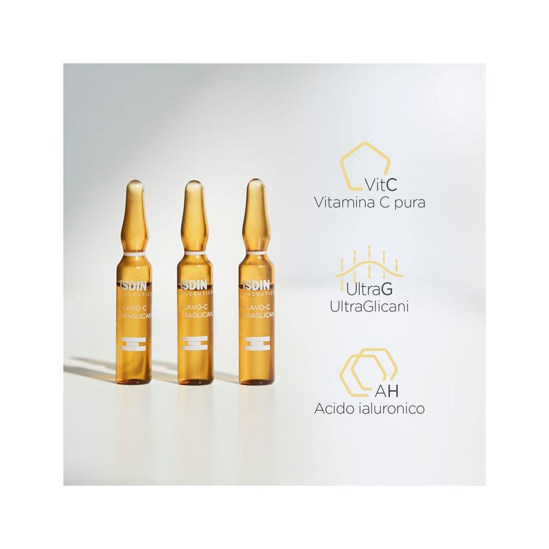 Isdin Isdinceutics Flavo-C Ultraglican Viso 30 Fiale-5