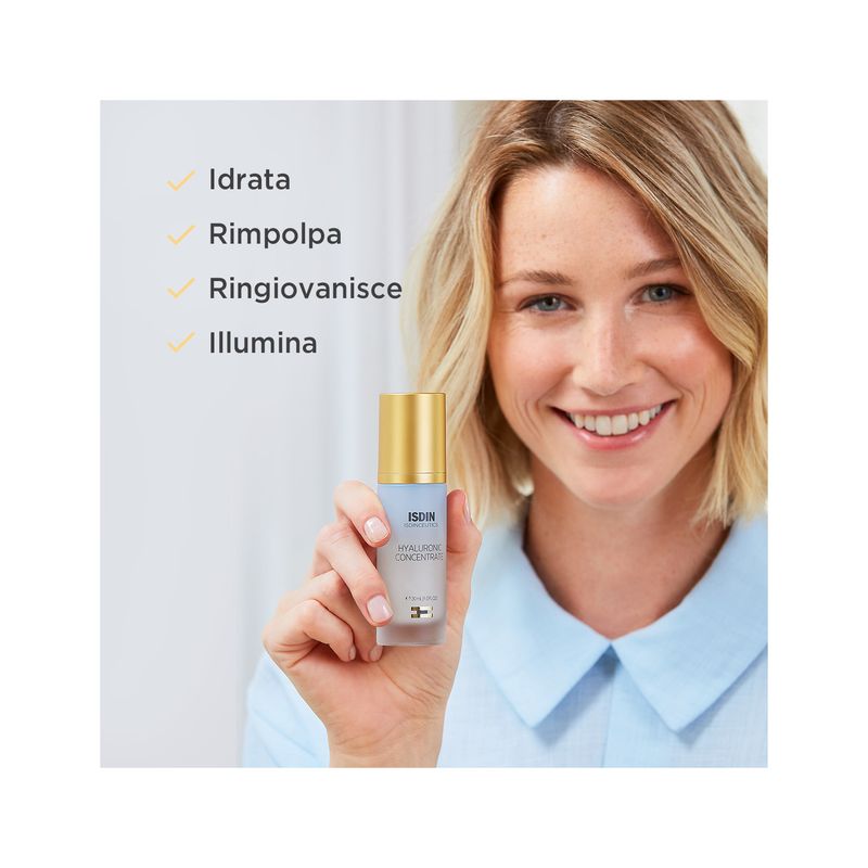 Isdin Isdinceutics Hyaluronic Concentrate Viso 30ml-2