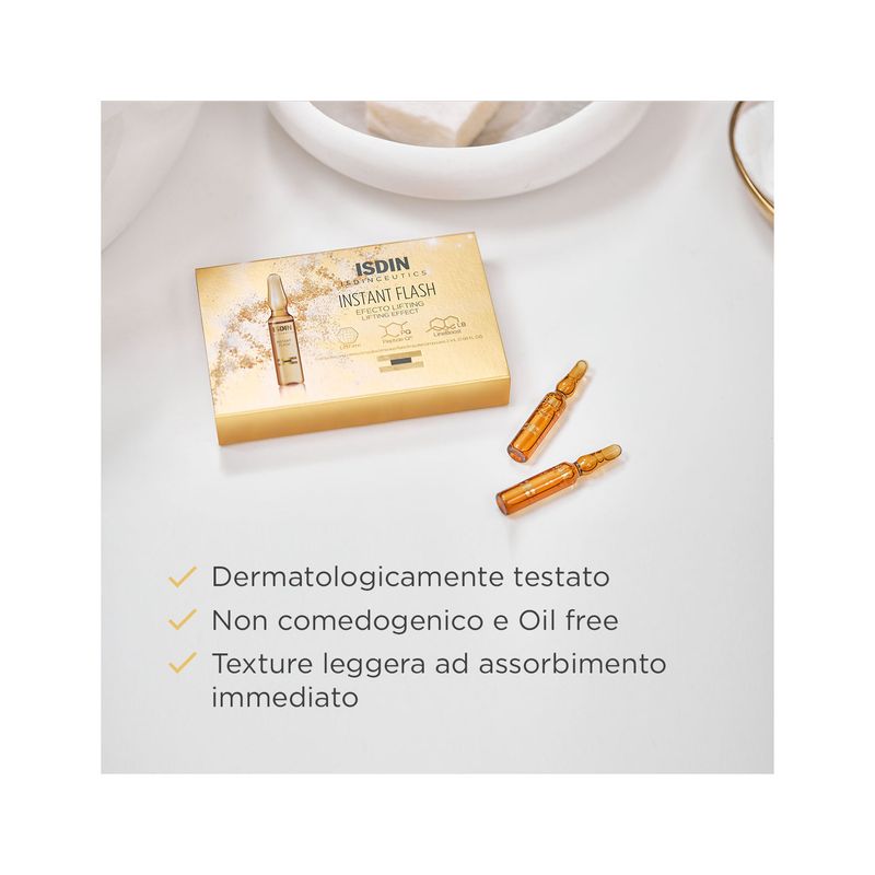 Isdin Isdinceutics Instant Flash Viso 5 Fiale-5