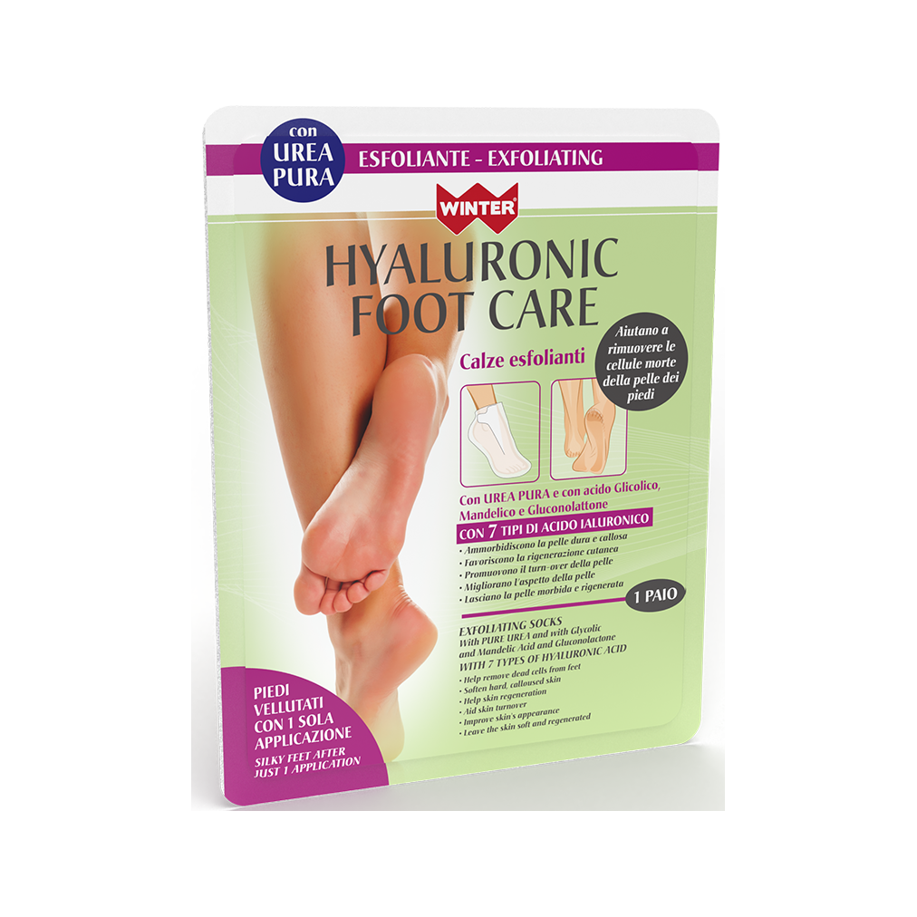 Winter Calze Esfolianti Hyaluronic Foot Care 1 Paio-1