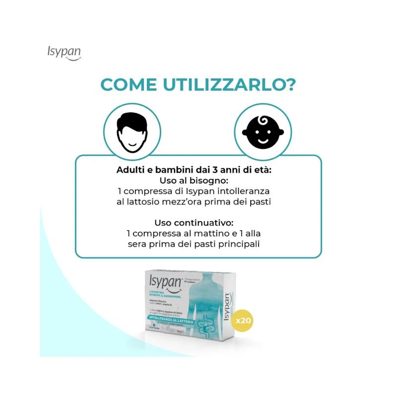 Isypan Intolleranza Lattosio 30 Compresse-2