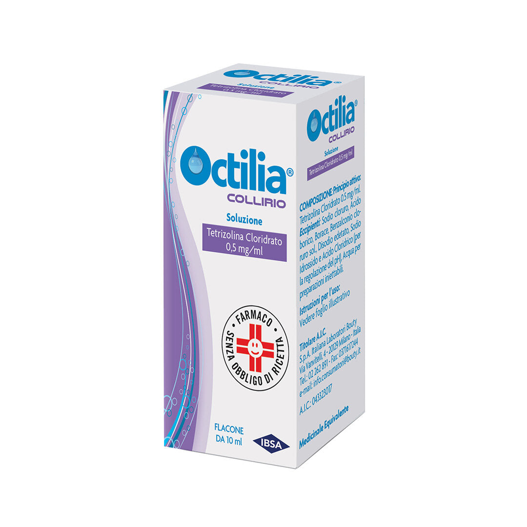 Octilia Collirio decongestionante flacone 10ml Tetrizoma Cloridato 0,5mg/ml-4