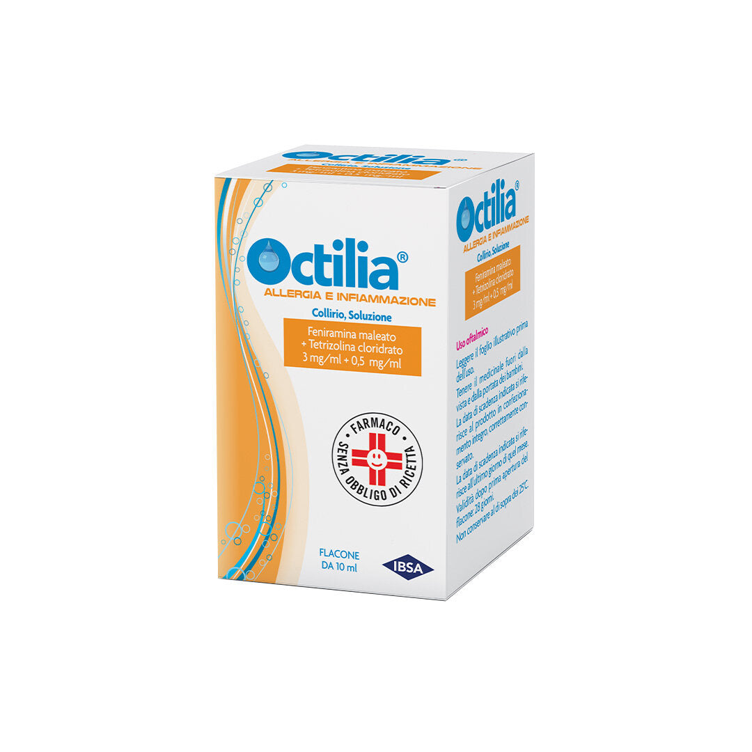 Octilia Allergia Infiammazione 3Mg/ml+ 0,5 Mg/ml collirio soluzione flacone 10ml-4