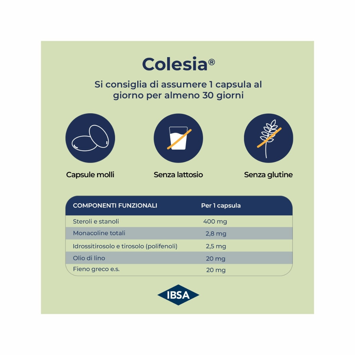 Colesia Soft Gel 60 Capsule Molli-5