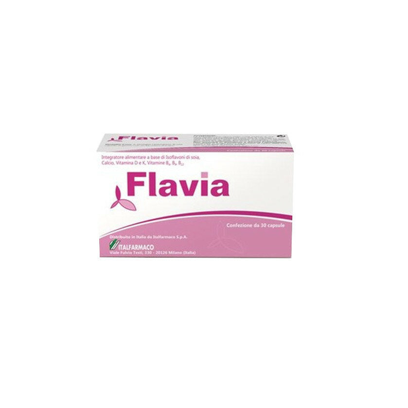 Flavia Integratore di Isoflavoni di Soia, Calcio, Vitamina D e K, Vitamine B6, B9, B12 benessere in-2