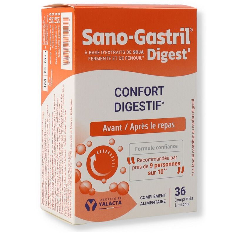 Sano-Gastril Digest per favorire la funzione digestiva 36 compresse masticabili-1