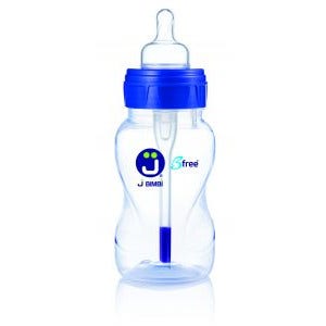 J Bimbi B Free Classic Biberon Polipropilene Anticoliche Tettarella Silicone 330ml 0 Mesi+-1