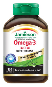 Jamieson Omega-3 + MCT Oil 120 Softgels-1