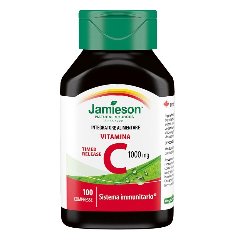 Jamieson Vitamina C 1000 Timed Release per le difese immunitarie 100 compresse-1