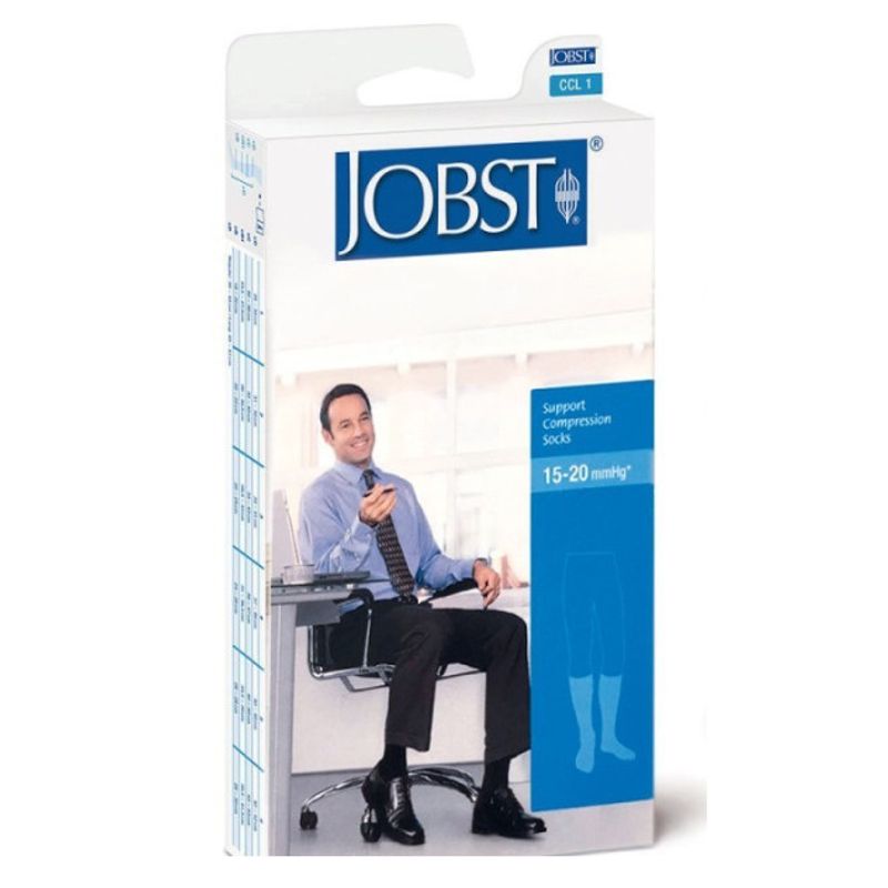 Jobst Calza Compressiva Uomo 15-20 Mmhg Gambaletto Bordeaux Taglia 2-1