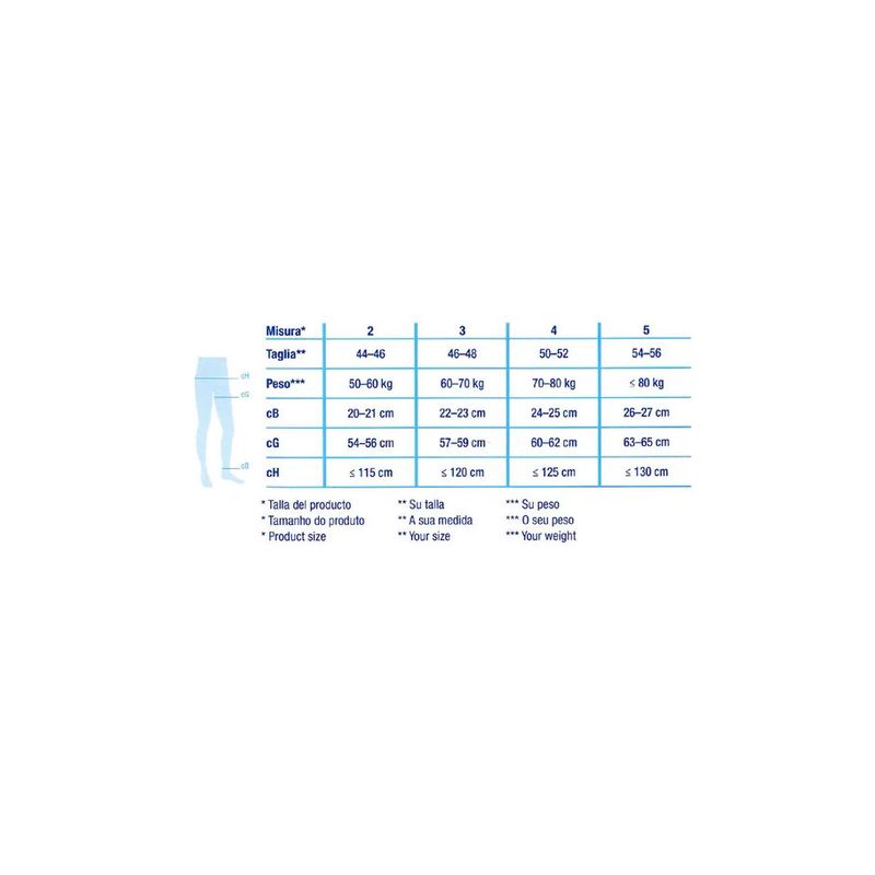 Jobst Ultrasheer Collant Compressione Graduta 15-20mmhg Sabbia Taglia 2-2