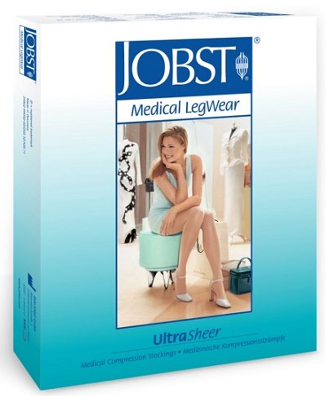 Jobst Ultrasheer 15/20mmhg Calza Autoreggente Beige Taglia 3-1