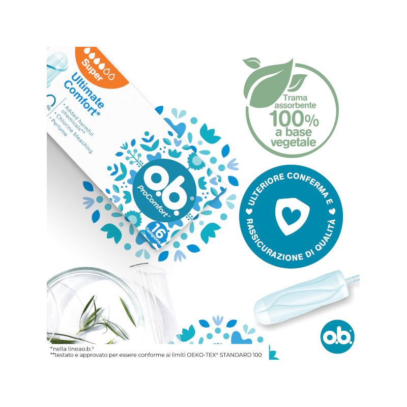 O.B. Super Pro Comfort per flusso intenso 16 pezzi-4