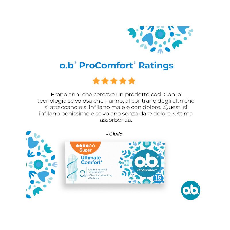 O.B. Super Pro Comfort per flusso intenso 16 pezzi-7