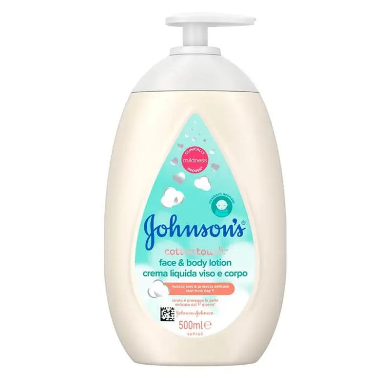 Johnson’s Baby Cottontouch Crema Liquida Viso E Corpo 500ml-1