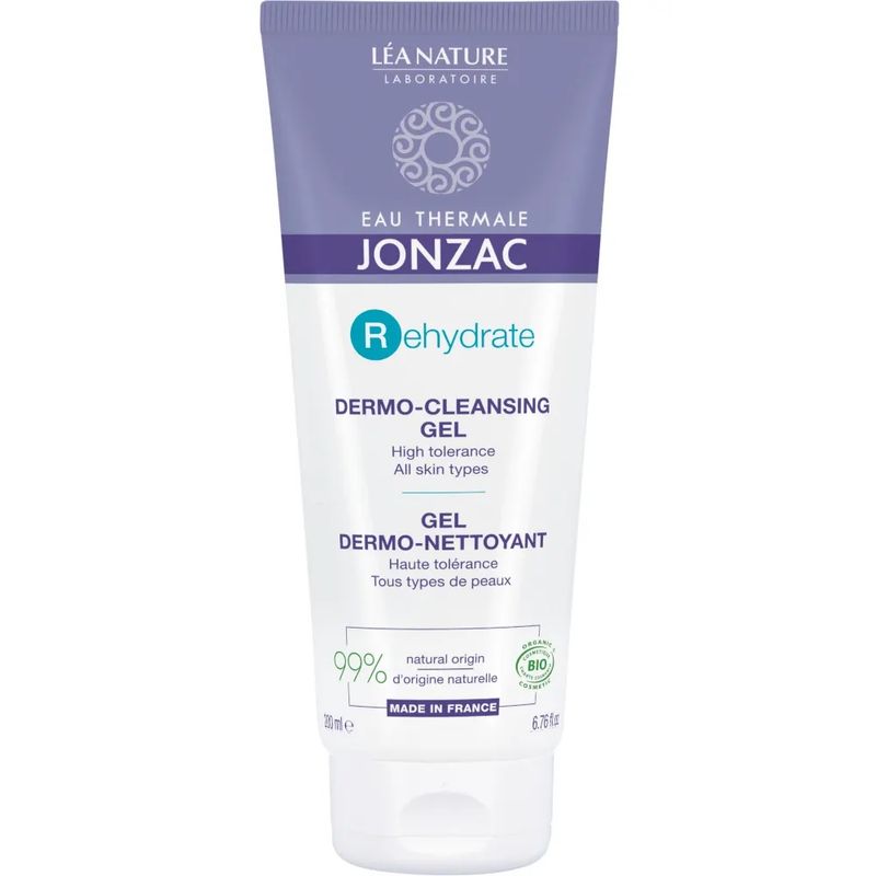 Eau Thermale Jonzac Rehydrate gel dermo detergente viso 200ml-1