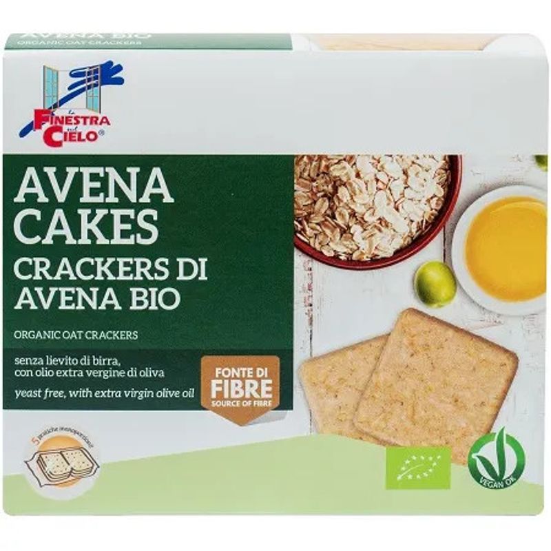 La Finestra Sul Cielo Crackers Avena 250g Bio-1