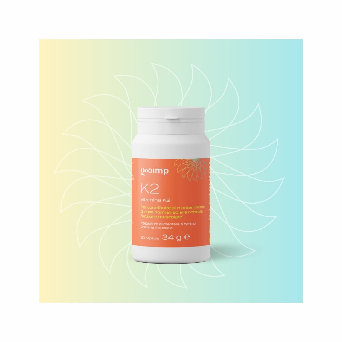 Gooimp K2 per il benessere di ossa e muscoli 60 capsule-3