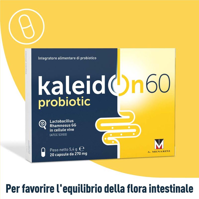Kaleidon Probiotic 60 integratore alimentare di fermenti lattici vivi 20 capsule-1
