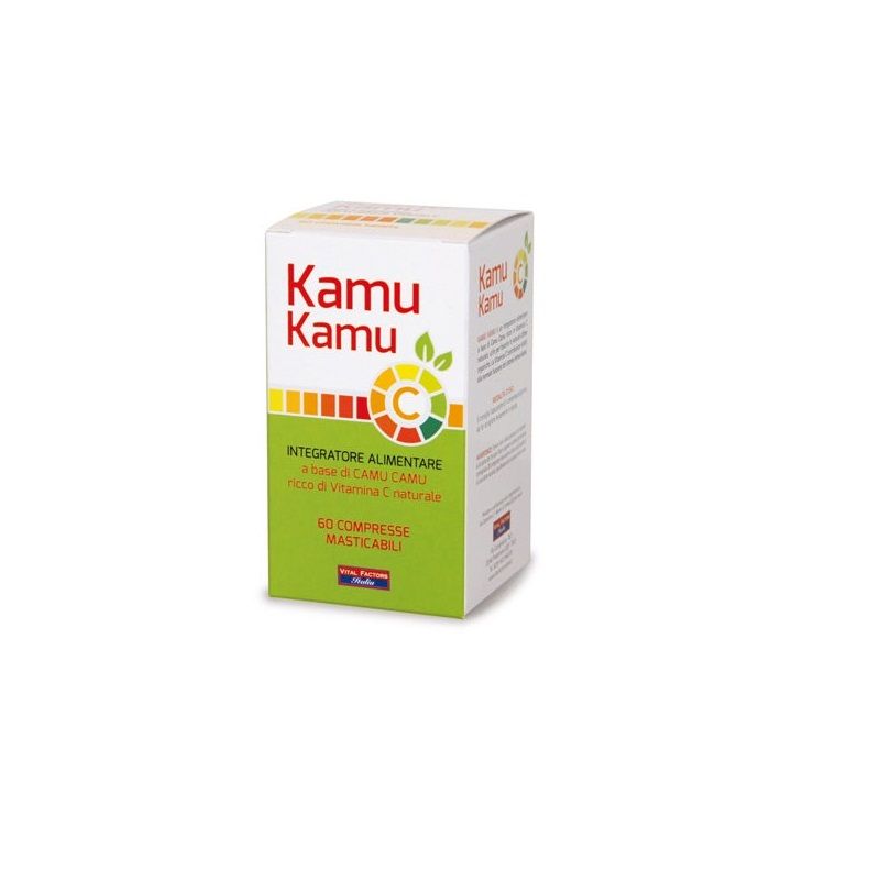 Vital Factors Kamu Kamu C integratore di Vitamina C 60 compresse masticabili-1
