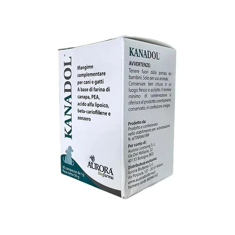 Kanadol Mangime Complementare Per Cani e Gatti 50 Compresse-1