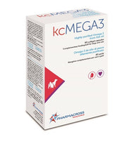 Kcmega3 Omega 3 Da Olio Di Pesce Mangime Complementare Cani/Gatti 80 Perle-1