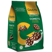 Giusto Senza Glutine Comete biscotti cioccolato e nocciola 200g-1