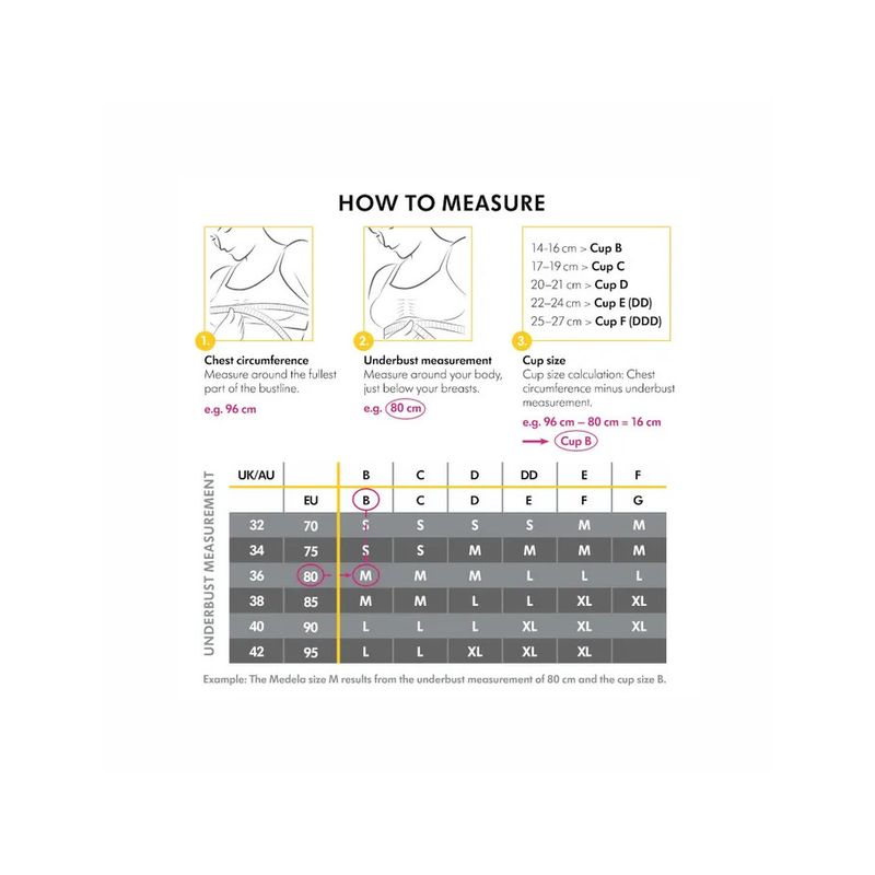 Medela Keep Cool Sleep Reggiseno Gravidanza/Allattamento Colore Bianco Taglia S-3