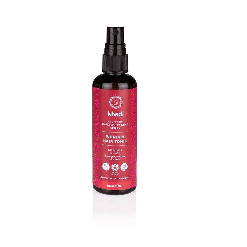 Khadi Spray Ayurvedico Wonder Hair Tonic Per donare ai capelli forza e lucentezza 100ml-1