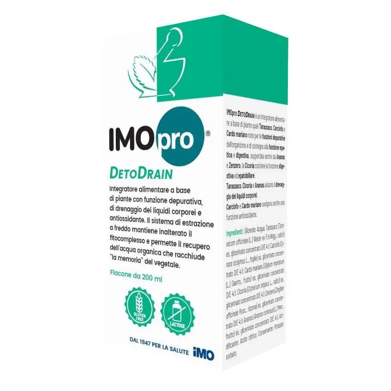 IMOpro DetoDrain per il drenaggio dei liquidi corporei 200ml-1