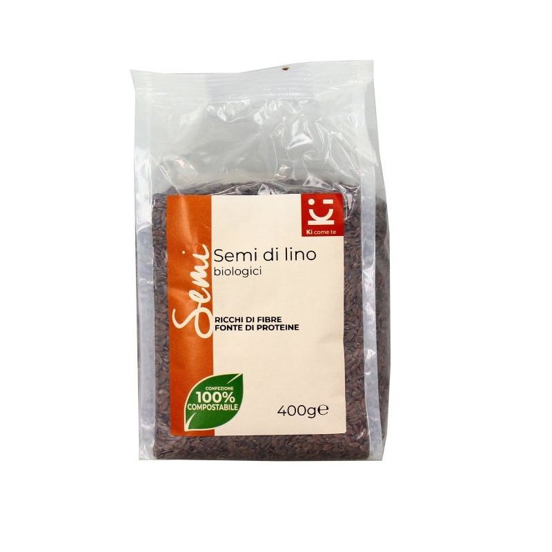 Ki Semi di Lino Scuro Biologici 400g-1