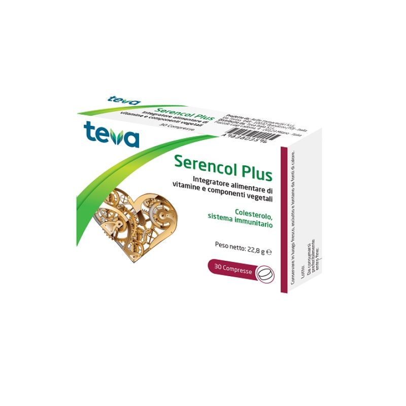 Teva Serencol Plus 30 Compresse - Supporto per il Benessere-1