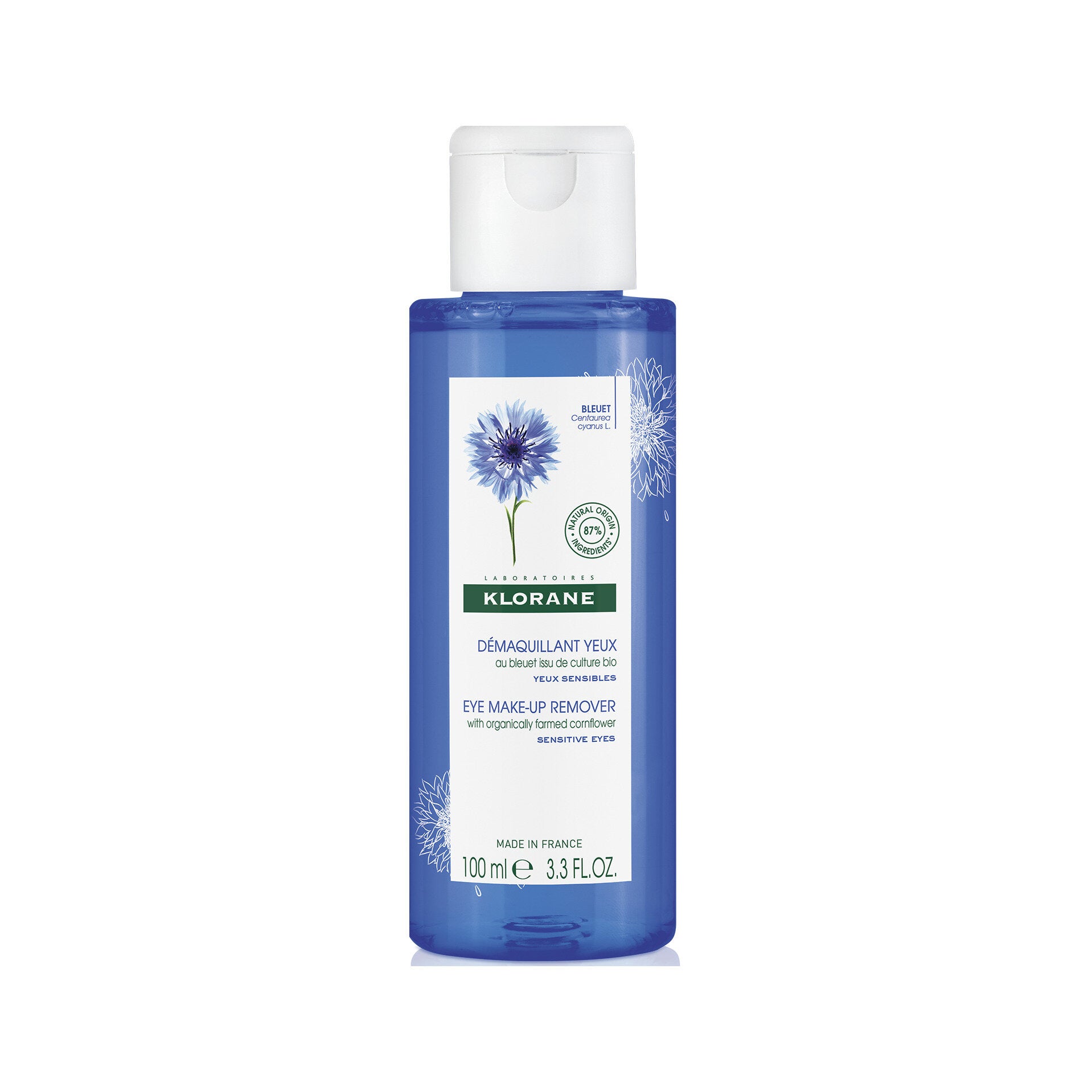 Klorane Struccante Occhi sensibili al Fiordaliso BIO 100ml-8