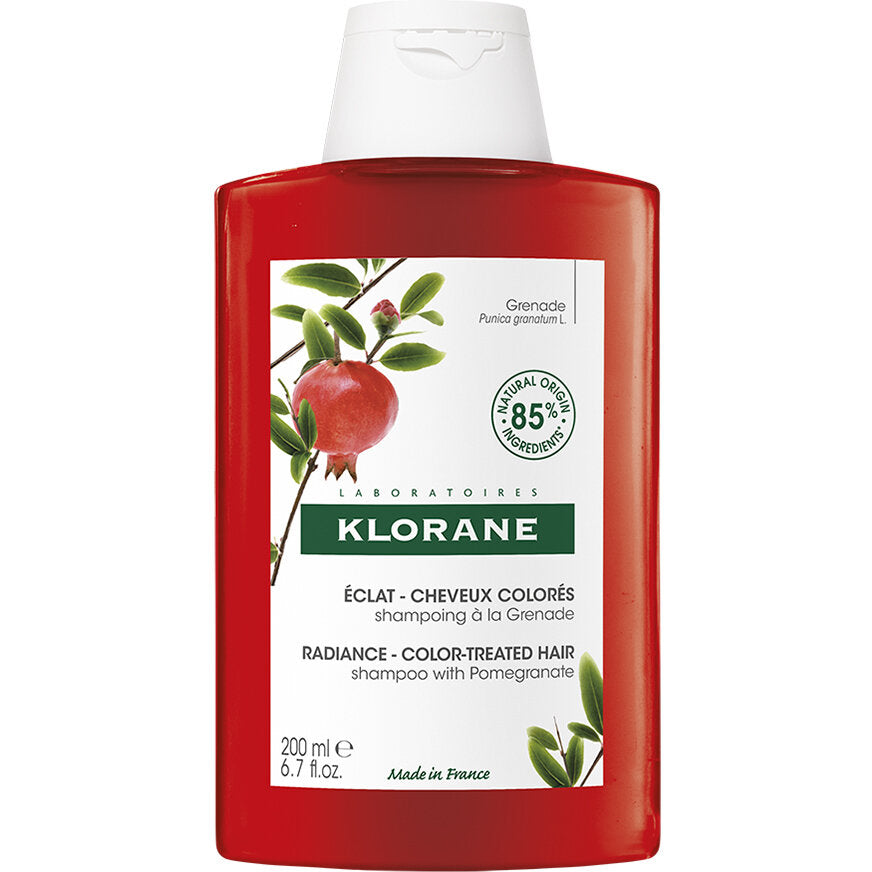 Klorane Shampoo al Melograno luminosità e protezione capelli colorati 200ml-6