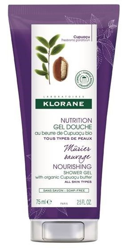 Klorane gel doccia al burro di cupuacu rovo selvatico 75ml-1