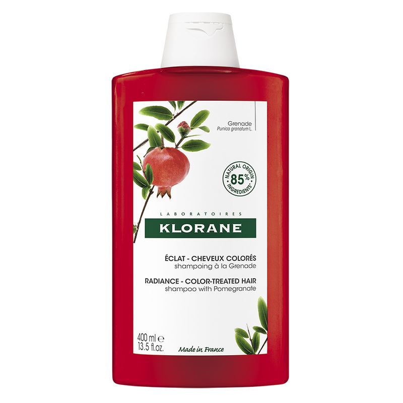 Klorane Shampoo al Melograno luminosità e protezione capelli colorati 400ml-1