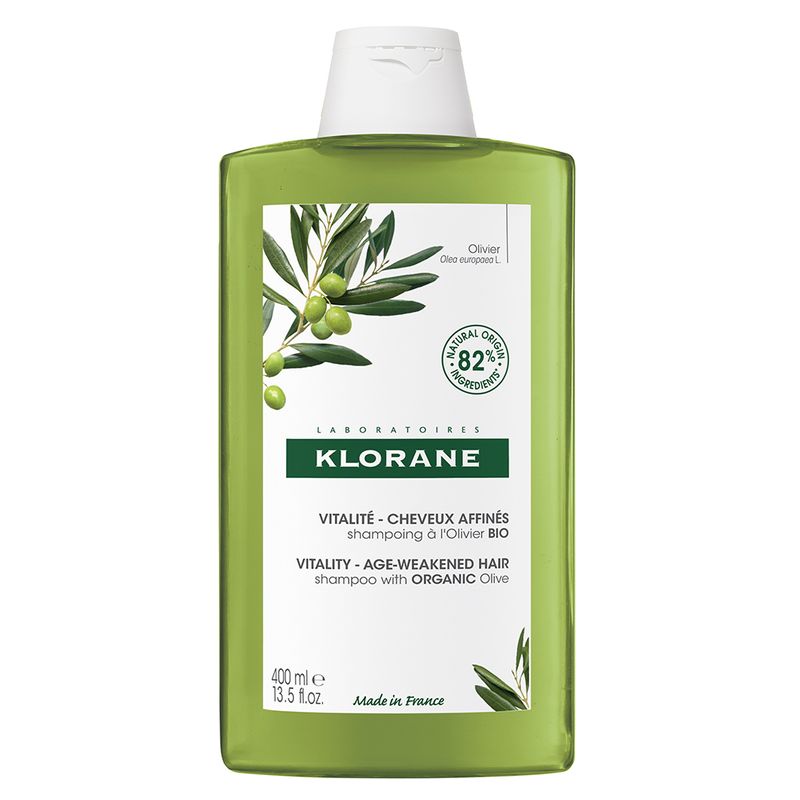 Klorane Shampoo all'ulivo BIO capelli deboli e assottigliati 400ml-1