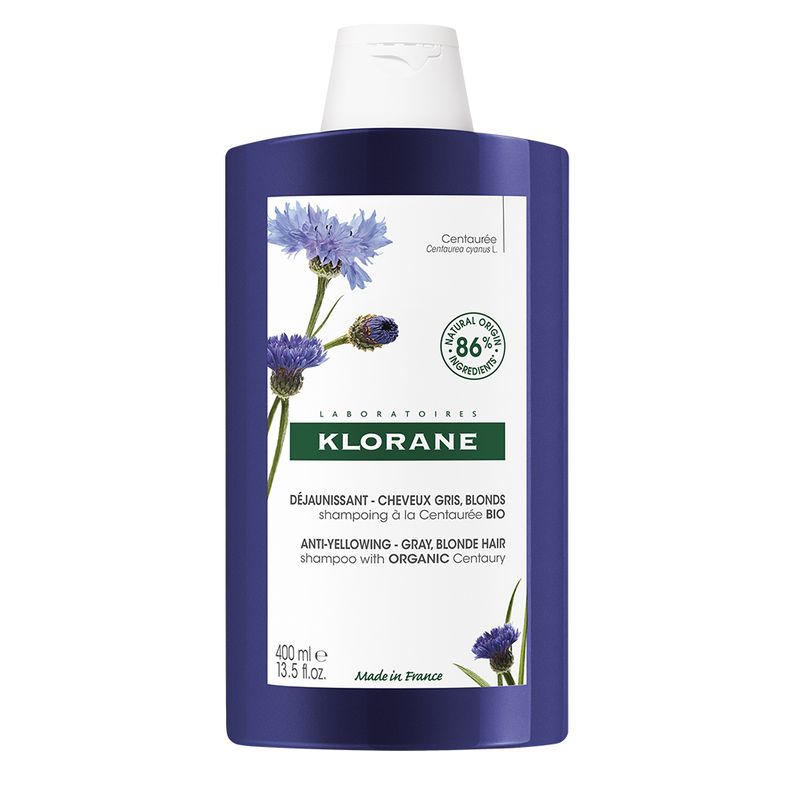 Klorane Shampoo alla Centaurea BIO anti-ingiallimento 400ml-1