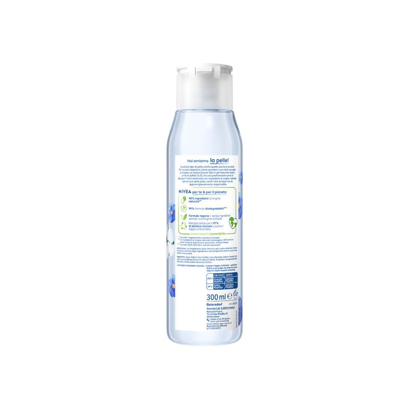 Nivea Naturally Good Doccia Olio Fiori Di Cotone 300ml-2