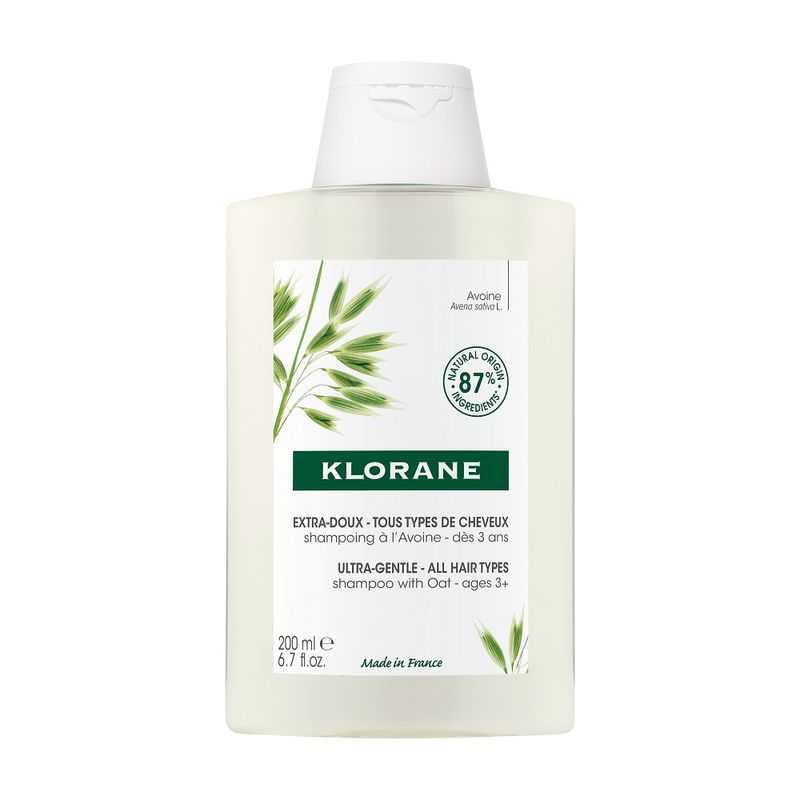 Klorane Shampoo al latte di Avena BIO Extra delicato tutti i tipi di capelli 200ml-1