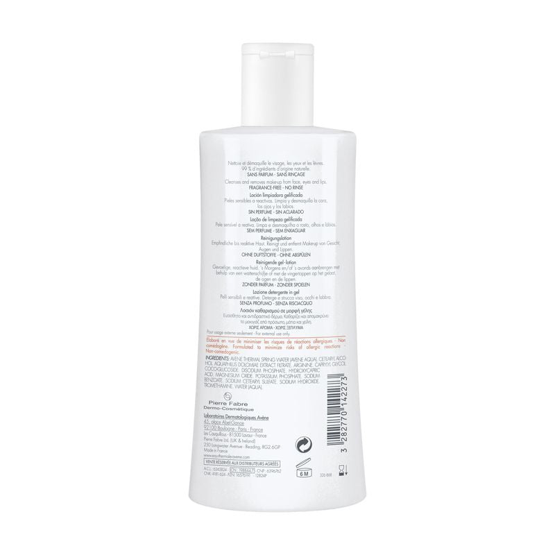 Avene Tolérance Lozione detergente in gel viso e occhi 400ml-2