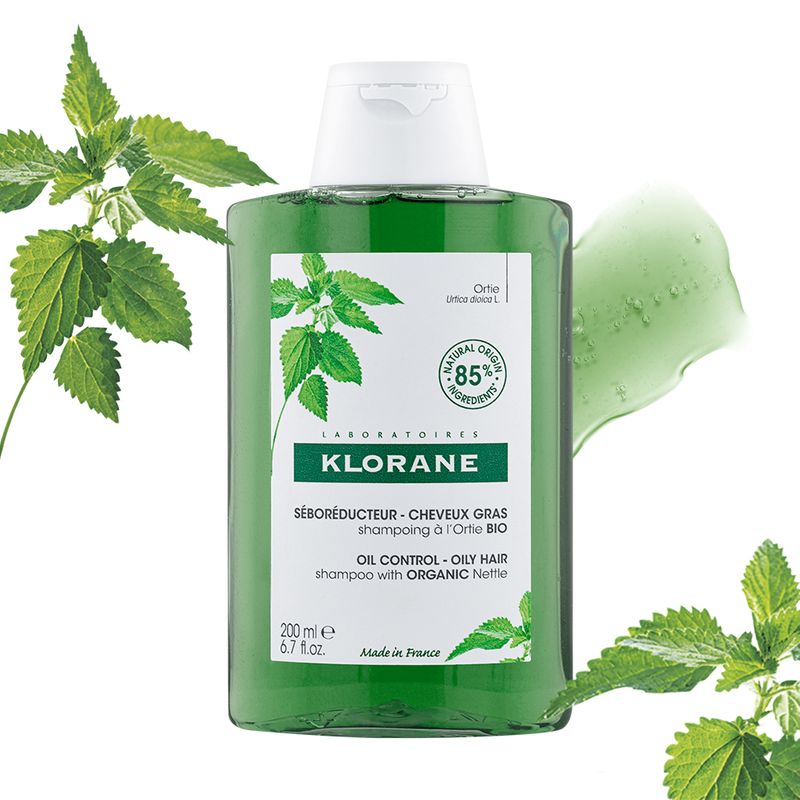 Klorane Shampoo seboregolatore all'ortica Bio per capelli grassi 200ml-1