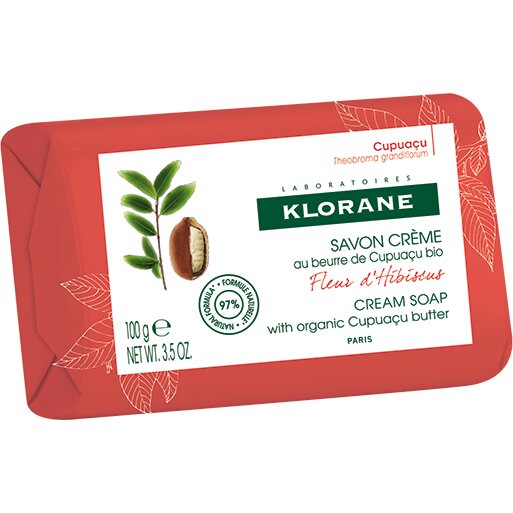 Klorane Crema Sapone Fiori d'Ibisco al Burro di Cupuaçu Bio 100g-2