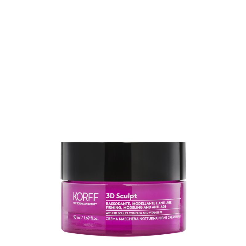 Korff 3D Sculpt Crema Maschera Notturna Viso e collo effetto boost rassodante anti-age 50ml-1