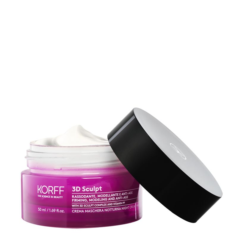 Korff 3D Sculpt Crema Maschera Notturna Viso e collo effetto boost rassodante anti-age 50ml-2