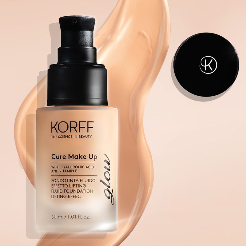 Korff Cure Make Up Fondotinta Fluido Effetto Lifting Glow n.04 30ml-2
