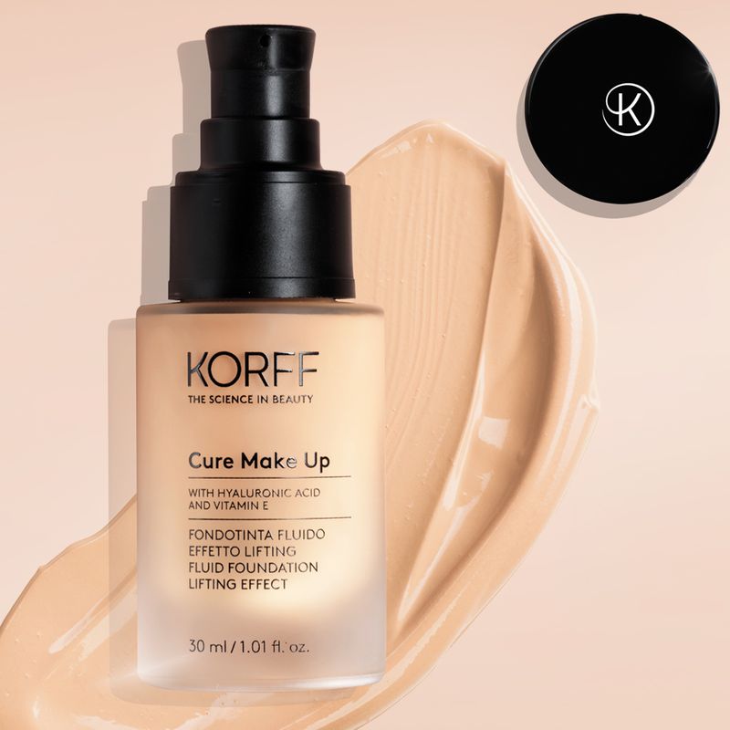 Korff Cure Make Up Fondotinta Fluido n.01 effetto Lifting 30ml-2