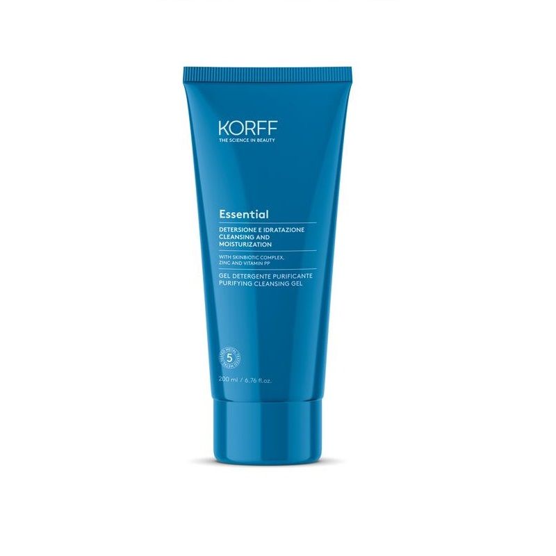 Korff Essential Detersione e Idratazione Gel detergente Viso Purificante 200ml-1